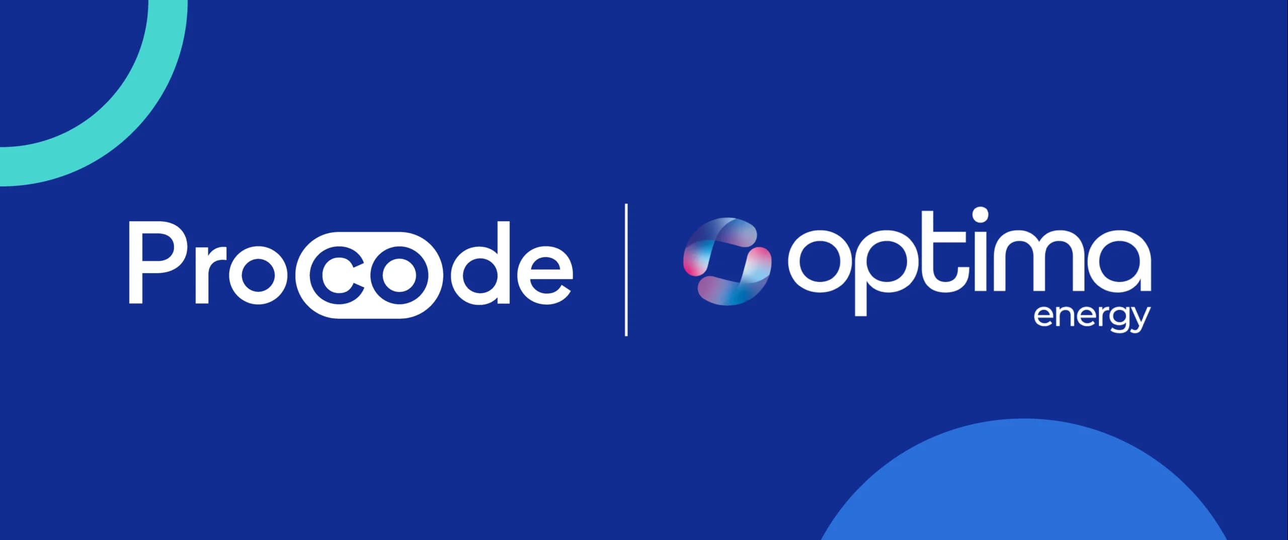 Procode and Optima logos representing a blog collaboration on how AI adoption is transforming the energy sector